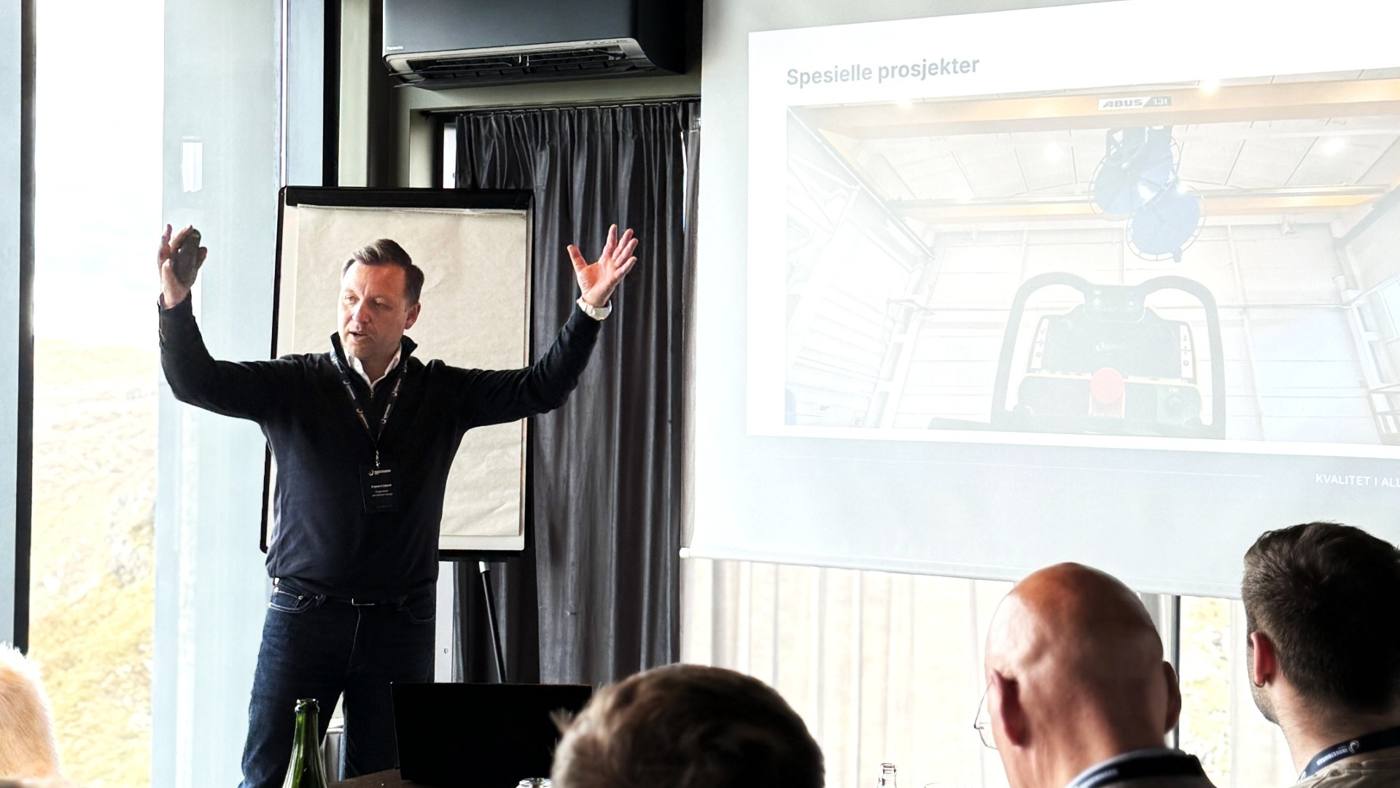 Espen Listaul holder foredrag på fagdag Bergen